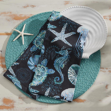 Under The Waves Dishtowel - Set of 6 Park Designs - The Fox Decor